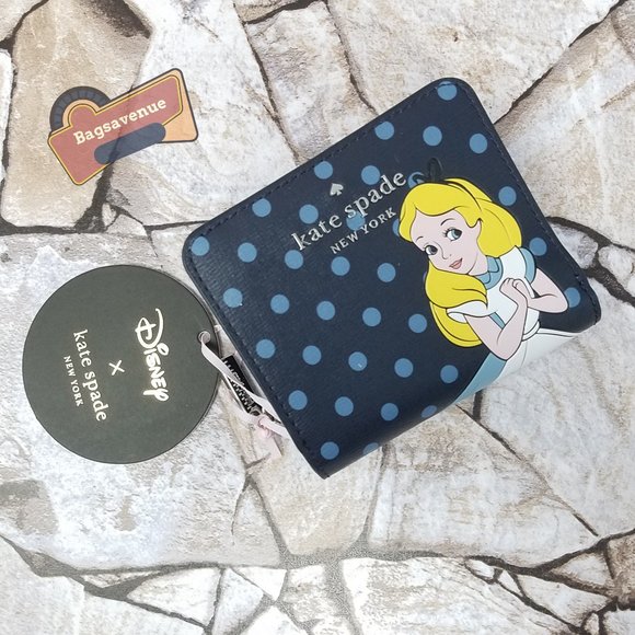 kate spade Handbags - NWT  Disney x Kate Spade New York Alice in Wonderland Bifold Wallet Kate Spade